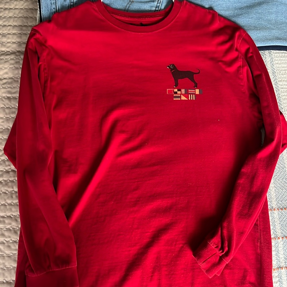Men’s Black Dog Long Sleeve Tee
